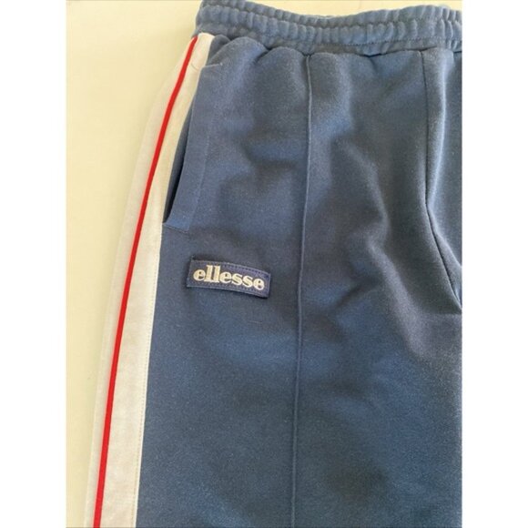 Ellesse Phantom Woven Crop Track Pants Joggers Blue Women's Size Medium - Picture 3 of 11